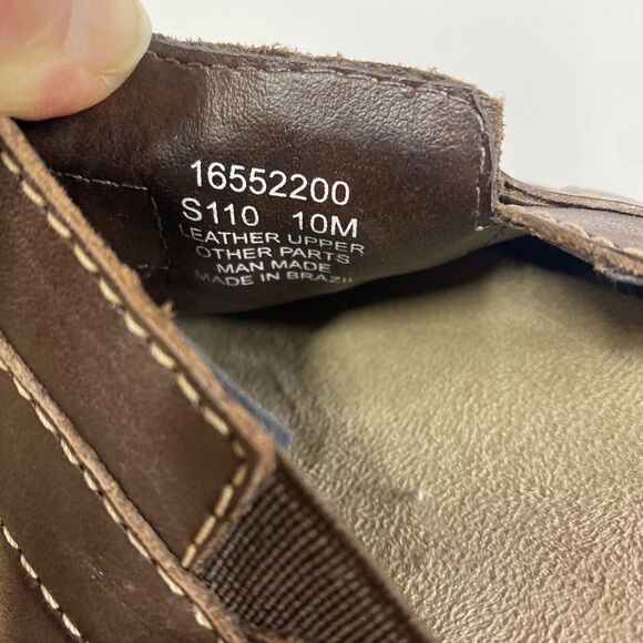 Naturalizer Brown Leather Clogs Women's Sz 10M Lial Mules S110 Metal Accents - Picture 2 of 15